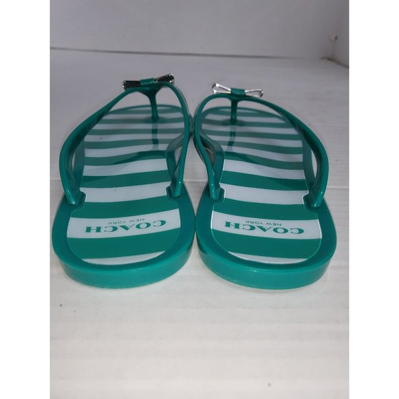 Women's Coach Flip Flops SIze 7 - Picture 2 of 8
